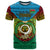 Vanuatu Torba Province T Shirt Vanuatuan Coat Of Arms Polynesian Pattern LT05 Green - Polynesian Pride