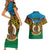 Personalized Vanuatu Torba Province Couples Matching Short Sleeve Bodycon Dress and Hawaiian Shirt Vanuatuan Coat Of Arms Polynesian Pattern LT05 - Polynesian Pride