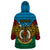 Personalized Vanuatu Torba Province Wearable Blanket Hoodie Vanuatuan Coat Of Arms Polynesian Pattern LT05 - Polynesian Pride