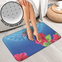 Bula Fiji Day Bathroom Set Traditional Tapa Pattern With Hibiscus LT05 - Polynesian Pride