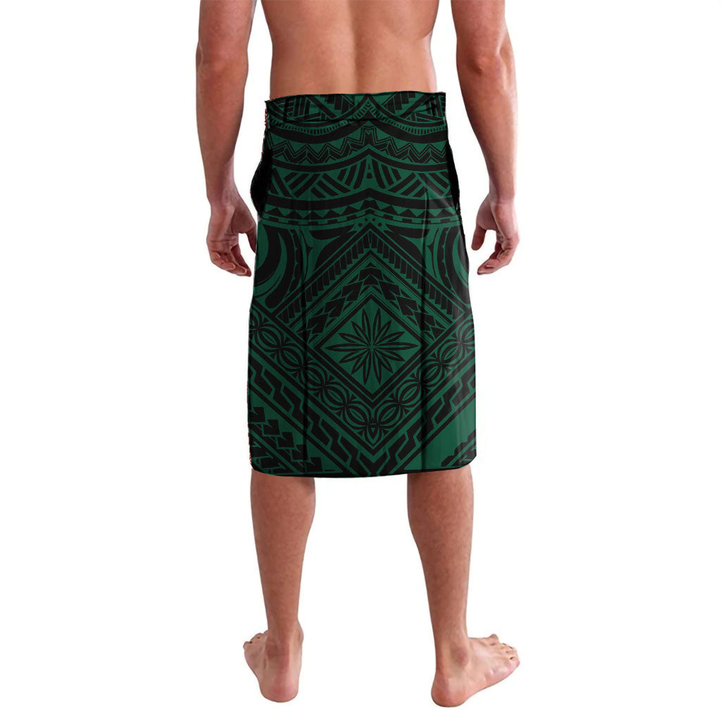 Custom Hawaii Warriors Football Lavalava Rainbow Kakau Pattern Black LT05 - Polynesian Pride