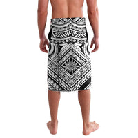 Custom Hawaii Warriors Football Lavalava Rainbow Kakau Pattern White LT05 - Polynesian Pride