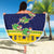 Tokelau Christmas Beach Blanket Tokelauan Turtle Santa Sleigh