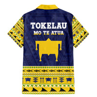 Tokelau Christmas Family Matching Mermaid Dress and Hawaiian Shirt Tokelauan Turtle Santa Sleigh