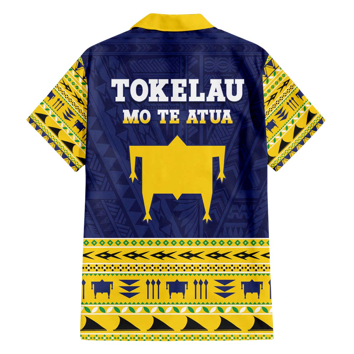 Tokelau Christmas Family Matching Off The Shoulder Long Sleeve Dress and Hawaiian Shirt Tokelauan Turtle Santa Sleigh