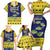 Tokelau Christmas Family Matching Short Sleeve Bodycon Dress and Hawaiian Shirt Tokelauan Turtle Santa Sleigh