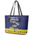 Tokelau Christmas Leather Tote Bag Tokelauan Turtle Santa Sleigh