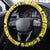 Tokelau Christmas Steering Wheel Cover Tokelauan Turtle Santa Sleigh