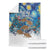 New Zealand Christmas Blanket Kiwis Santa Sleigh Starry Night Style