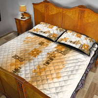 Hawaiian Quilt Quilt Bed Set Vintage Pattern Brown LT05 - Polynesian Pride