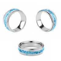 Hawaiian Quilt Classic Ring Vintage Pattern Blue - Polynesian Pride