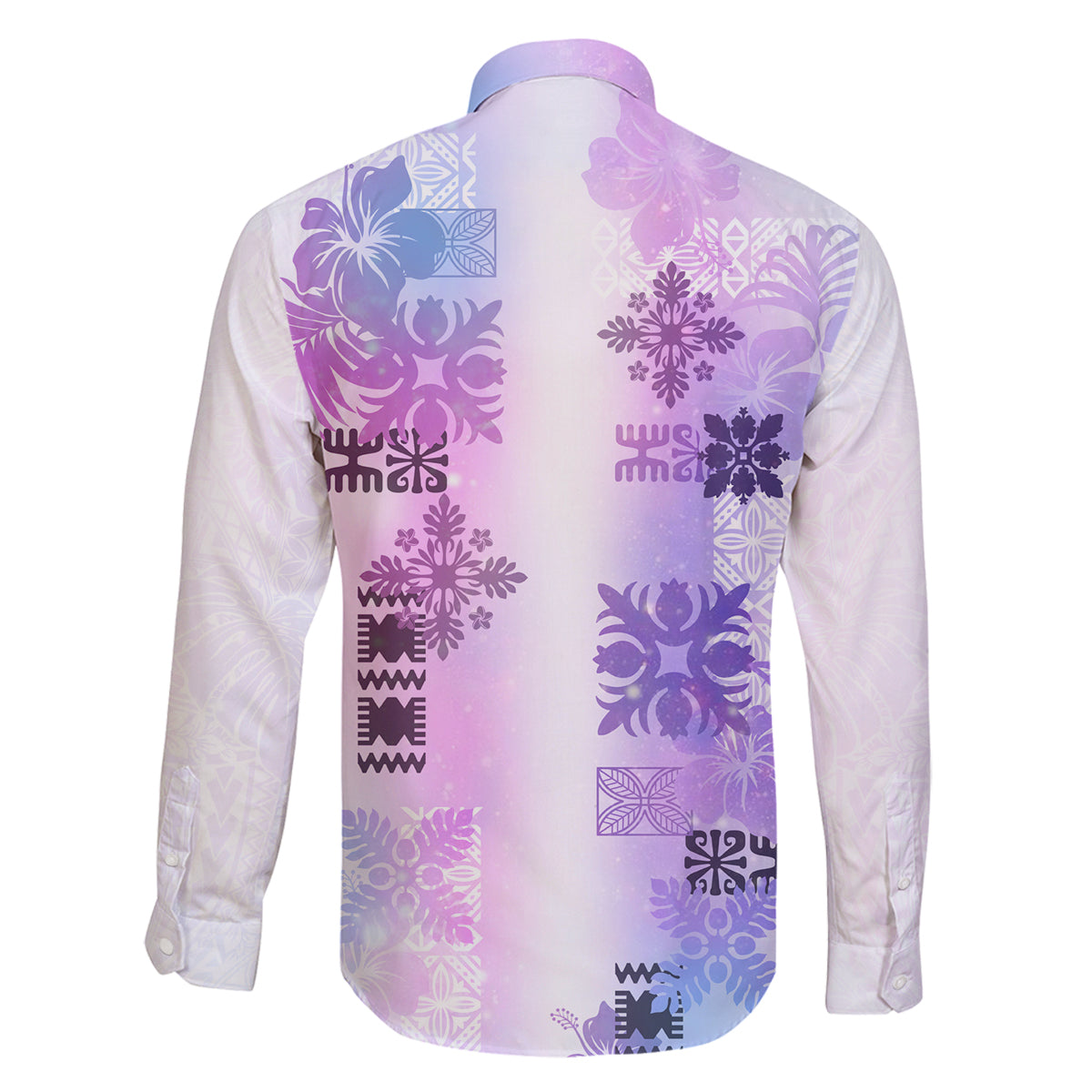 Hawaiian Quilt Family Matching Tank Maxi Dress and Hawaiian Shirt Vintage Pattern Galaxy LT05 - Polynesian Pride