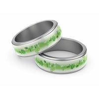 Hawaiian Quilt Classic Ring Vintage Pattern Green - Polynesian Pride