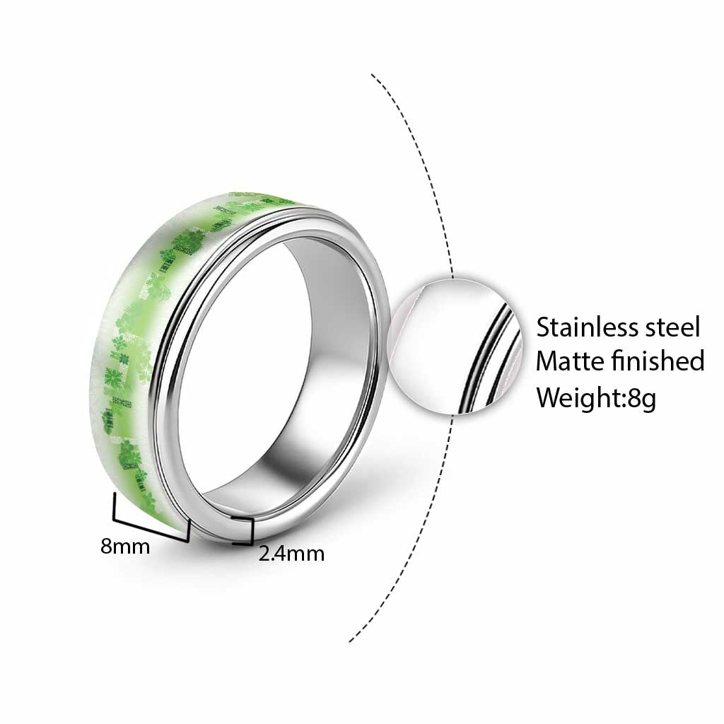 Hawaiian Quilt Classic Ring Vintage Pattern Green - Polynesian Pride