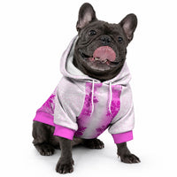 Hawaiian Quilt Pet Hoodie Vintage Pattern Pink