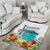 Aloha Hawaii Waikiki Beach Landscape Area Rug