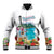 Aloha Hawaii Waikiki Beach Landscape Baseball Jacket