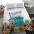 Aloha Hawaii Waikiki Beach Landscape Bedding Set