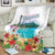 Aloha Hawaii Waikiki Beach Landscape Blanket