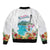 Aloha Hawaii Waikiki Beach Landscape Bomber Jacket