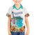Aloha Hawaii Waikiki Beach Landscape Family Matching Puletasi and Hawaiian Shirt