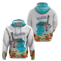 Aloha Hawaii Waikiki Beach Landscape Hoodie