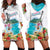 Aloha Hawaii Waikiki Beach Landscape Hoodie Dress