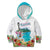 Aloha Hawaii Waikiki Beach Landscape Kid Hoodie