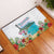 Aloha Hawaii Waikiki Beach Landscape Rubber Doormat