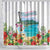 Aloha Hawaii Waikiki Beach Landscape Shower Curtain