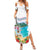 Aloha Hawaii Waikiki Beach Landscape Summer Maxi Dress