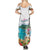 Aloha Hawaii Waikiki Beach Landscape Summer Maxi Dress