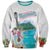 Aloha Hawaii Waikiki Beach Landscape Sweatshirt