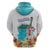 Aloha Hawaii Waikiki Beach Landscape Zip Hoodie