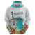 Aloha Hawaii Waikiki Beach Landscape Zip Hoodie