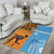Custom Fiji Tapa And Australia Aboriginal Together Area Rug LT05 - Polynesian Pride