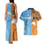 Custom Fiji Tapa And Australia Aboriginal Together Couples Matching Tank Maxi Dress and Hawaiian Shirt LT05 - Polynesian Pride