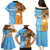 Custom Fiji Tapa And Australia Aboriginal Together Family Matching Puletasi Dress and Hawaiian Shirt LT05 - Polynesian Pride