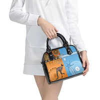 Custom Fiji Tapa And Australia Aboriginal Together Shoulder Handbag LT05 - Polynesian Pride