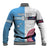 Custom Fiji And USA Palm Tree With Eagle Baseball Jacket LT05 - Polynesian Pride