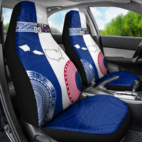 Custom Samoa And USA Together Car Seat Cover LT05 - Polynesian Pride
