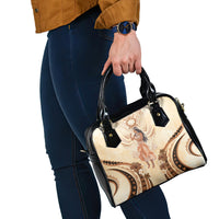 Tonga Women's Day Shoulder Handbag With Polynesian Pattern