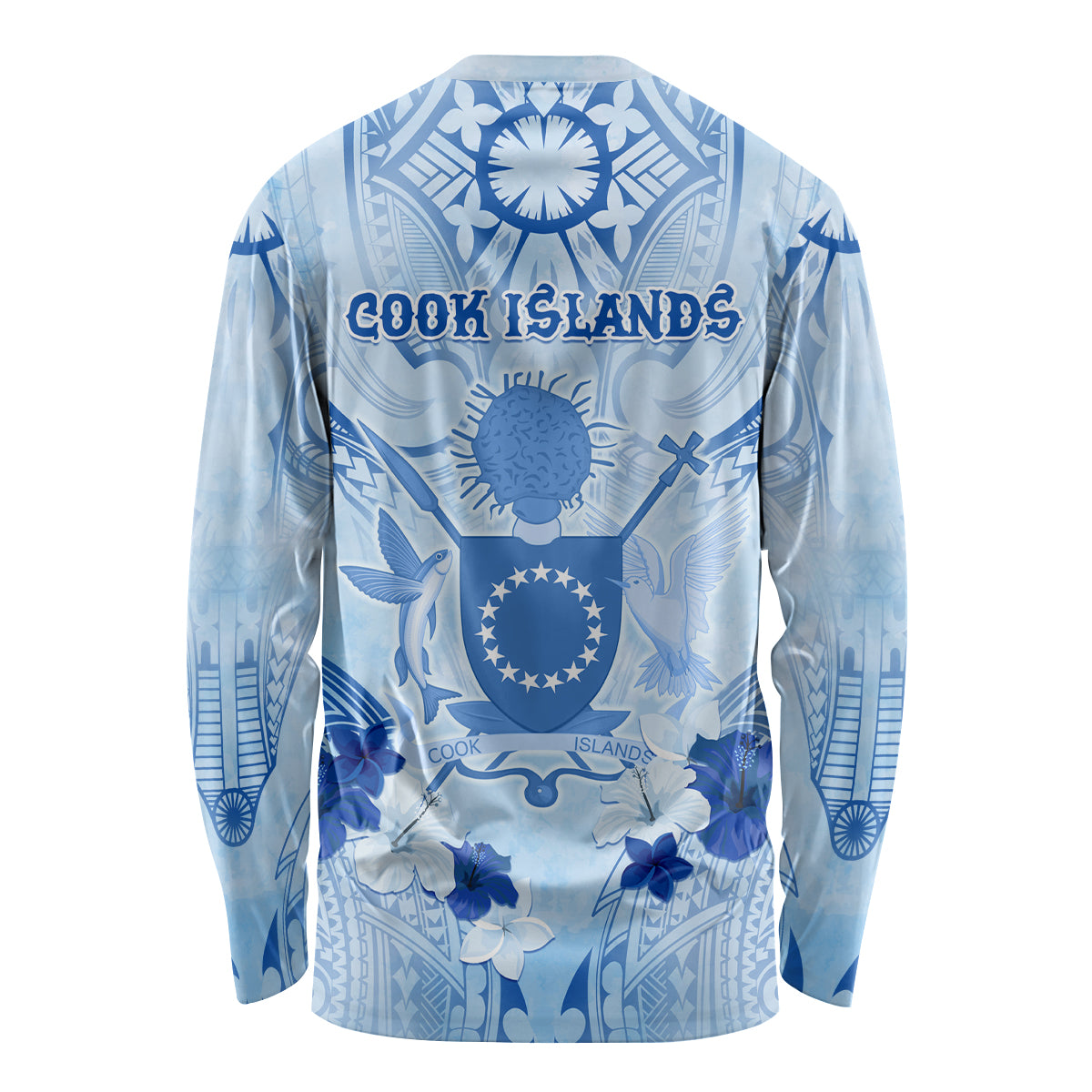 Cook Islands Women's Day Long Sleeve Shirt With Polynesian Pattern LT05 - Polynesian Pride