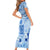 Cook Islands Women's Day Short Sleeve Bodycon Dress With Polynesian Pattern LT05 - Polynesian Pride