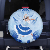Cook Islands Women's Day Spare Tire Cover With Polynesian Pattern