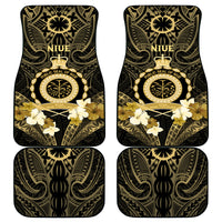 Niue Women's Day Car Mats With Polynesian Pattern