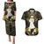 Niue Women's Day Couples Matching Puletasi and Hawaiian Shirt With Polynesian Pattern LT05 Gold - Polynesian Pride
