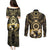 Niue Women's Day Couples Matching Puletasi and Long Sleeve Button Shirt With Polynesian Pattern LT05 - Polynesian Pride