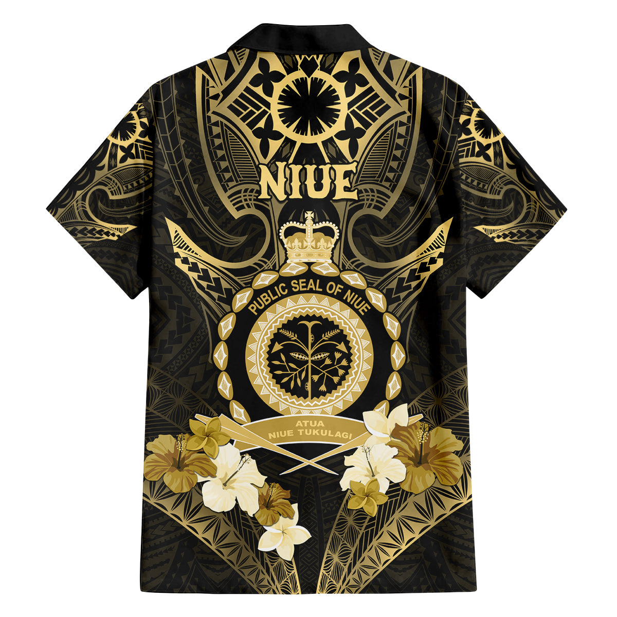 Niue Women's Day Family Matching Puletasi and Hawaiian Shirt With Polynesian Pattern LT05 - Polynesian Pride
