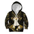 Niue Women's Day Kid Hoodie With Polynesian Pattern LT05 Zip Hoodie Gold - Polynesian Pride